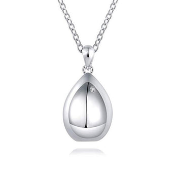 Drop-shaped Diamond Urn Necklace