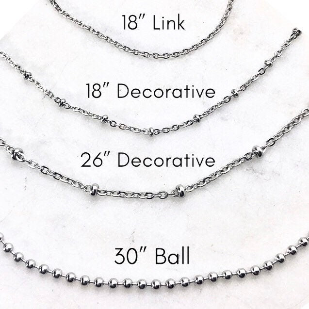 Stainless Steel Ball Chain Necklace