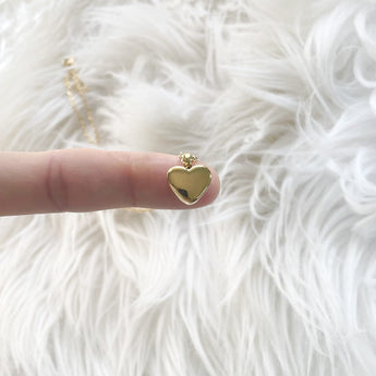 Gold Heart Urn Necklace